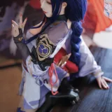 封疆疆v《雷电将军》主题写真：33张全套美图