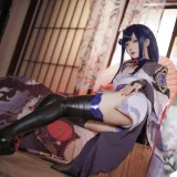 封疆疆v《雷电将军》主题写真：33张全套美图