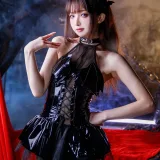 封疆疆v《琉光黑丝》主题写真：29张全套美图
