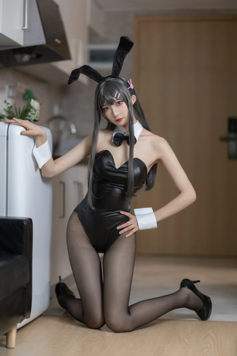 封疆疆v《樱岛麻衣兔女郎》主题写真：40张全套美图