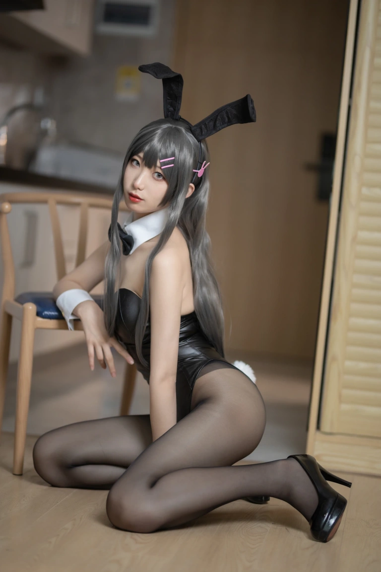 封疆疆v《樱岛麻衣兔女郎》主题写真：40张全套美图