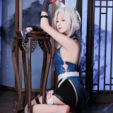 封疆疆v《飞云美足》主题写真：36张全套美图