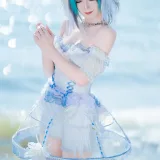 封疆疆v《柴郡小礼服》主题写真：10张全套美图