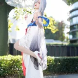 封疆疆v《申鹤神女场照》主题写真：12张全套美图