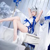 封疆疆v《碧蓝航线 可畏礼服》主题写真：32张全套美图