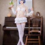封疆疆v《蕾姆花嫁》主题写真：26张全套美图