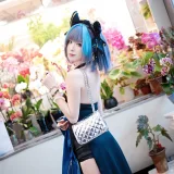 封疆疆v《碧蓝航线 柴郡常服》主题写真：27张全套美图