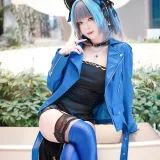 封疆疆v《碧蓝航线 柴郡常服》主题写真：27张全套美图