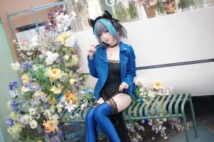 封疆疆v《碧蓝航线 柴郡常服》主题写真：27张全套美图