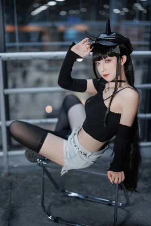 封疆疆v《碧蓝航线 能代》主题写真：16张全套美图