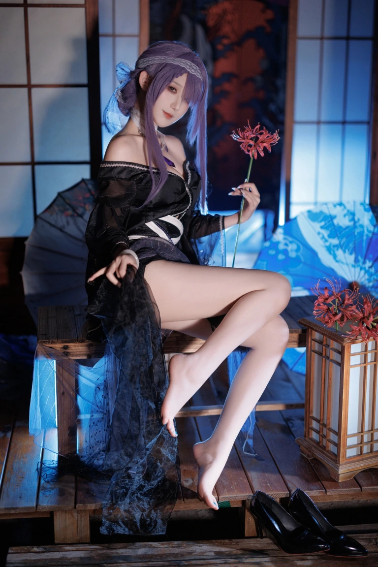封疆疆v《碧蓝航线 浅间》主题写真：38张全套美图