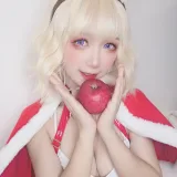 樱落酱w《圣诞 自拍》主题写真：9张全套美图