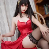 樱落酱w《大凤礼服》主题写真：14张全套美图