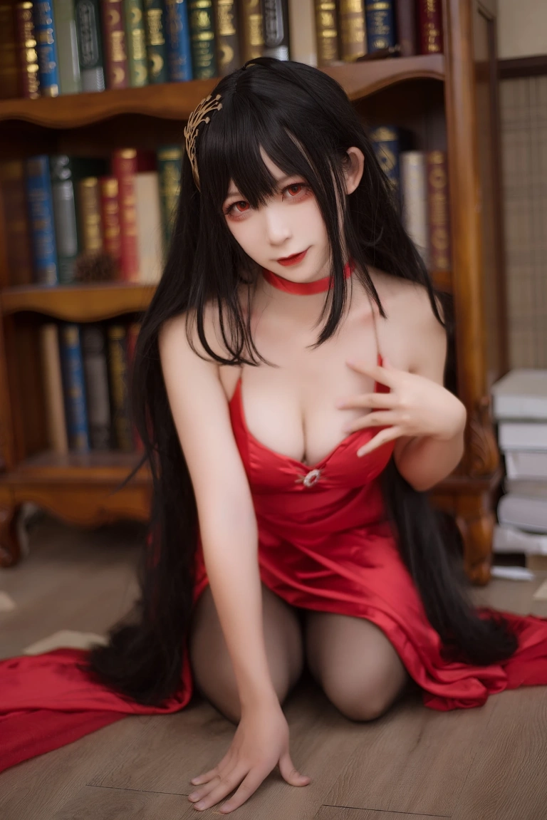 樱落酱w《大凤礼服》主题写真：14张全套美图