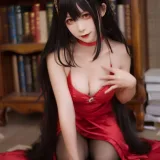 樱落酱w《大凤礼服》主题写真：14张全套美图
