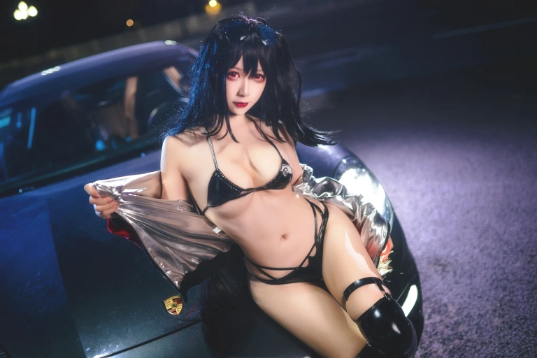 樱落酱w《大凤赛车》主题写真：14张全套美图