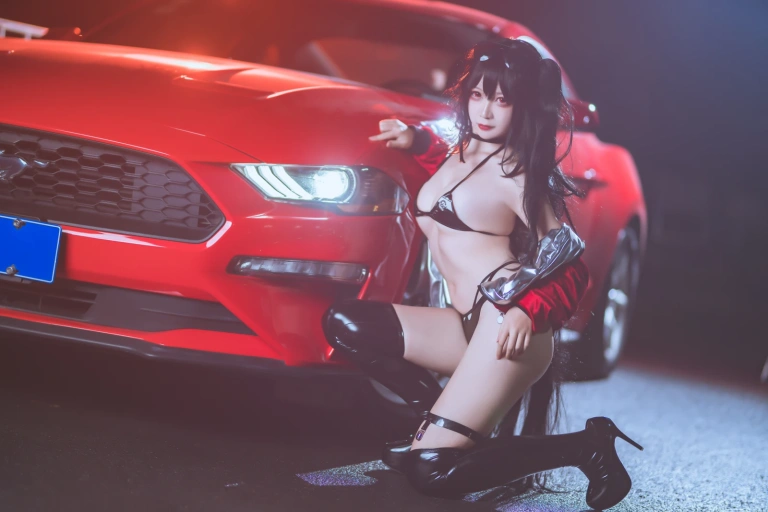 樱落酱w《大凤赛车2》主题写真：17张全套美图