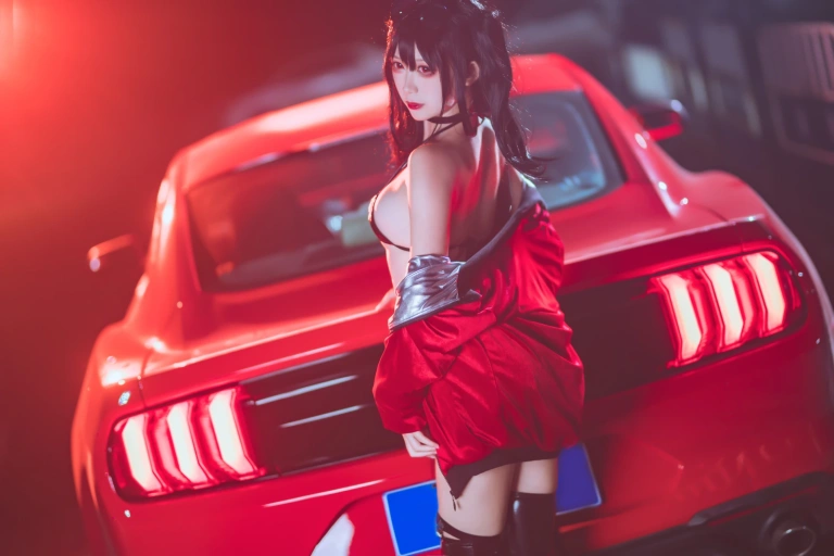 樱落酱w《大凤赛车2》主题写真：17张全套美图