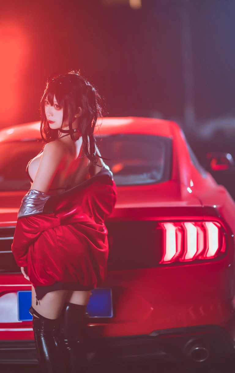 樱落酱w《大凤赛车2》主题写真：17张全套美图