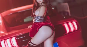 樱落酱w《大凤赛车2》主题写真：17张全套美图
