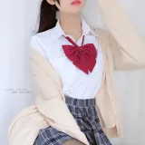 眼酱大魔王w《补丁 蝴蝶结黑丝 裸足 兽耳》主题写真：43张全套美图