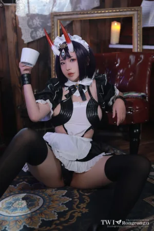 小容仔咕咕咕w《酒吞童子女仆》主题写真：46张全套美图，含1个视频