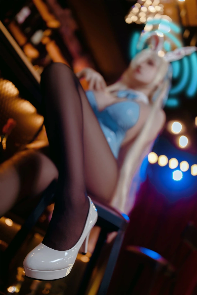 洛桑w伊梓《明日奈兔女郎》主题写真：63张全套美图