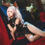 樱落酱w《欧根礼服》主题写真：12张全套美图