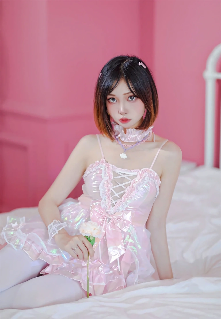洛桑w伊梓《雪糕》主题写真：32张全套美图