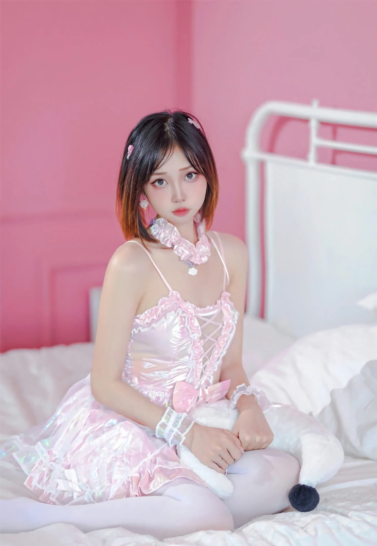 洛桑w伊梓《雪糕》主题写真：32张全套美图