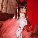 樱落酱w《爱宕新春旗袍》主题写真：16张全套美图