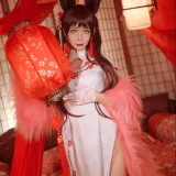 樱落酱w《爱宕新春旗袍》主题写真：16张全套美图