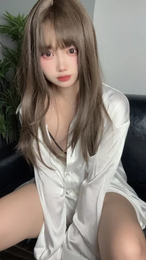 洛桑w伊梓《专属衬衫雪糕》主题写真：37张全套美图