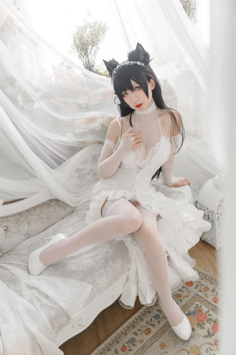 樱落酱w《爱宕花嫁》主题写真：19张全套美图