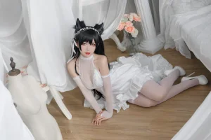 樱落酱w《爱宕花嫁》主题写真：19张全套美图