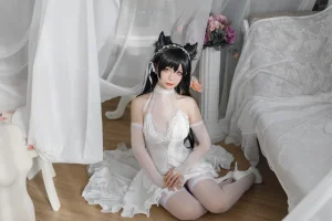 樱落酱w《爱宕花嫁》主题写真：19张全套美图