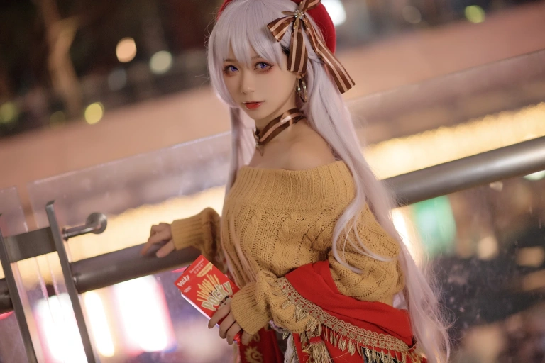 樱落酱w《贝法pocky》主题写真：12张全套美图