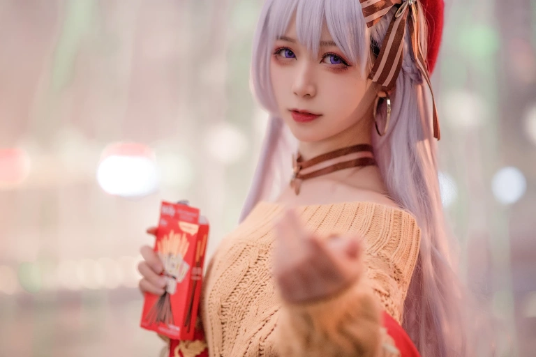 樱落酱w《贝法pocky》主题写真：12张全套美图