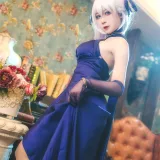 樱落酱w《贝法礼服》主题写真：12张全套美图