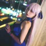 樱落酱w《贝法礼服》主题写真：12张全套美图
