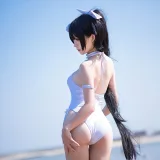 樱落酱w《高雄泳装》主题写真：9张全套美图