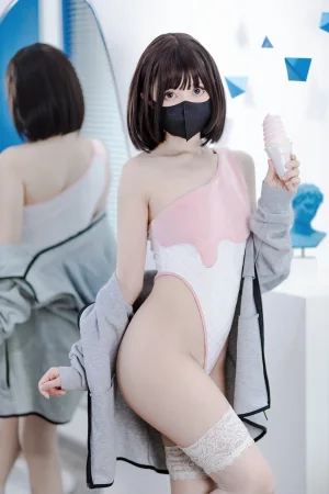 洛桑w伊梓《甜筒》主题写真：40张全套美图