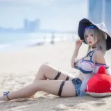 樱落酱w《斯卡蒂泳装》主题写真：21张全套美图