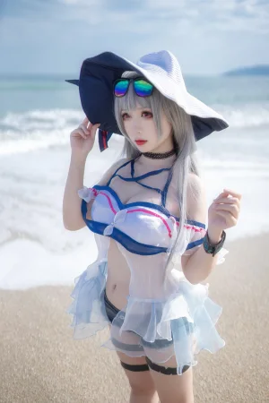 樱落酱w《斯卡蒂泳装》主题写真：21张全套美图