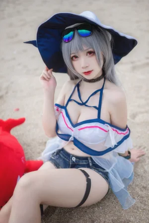 樱落酱w《斯卡蒂泳装》主题写真：21张全套美图