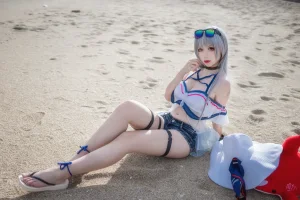 樱落酱w《斯卡蒂泳装》主题写真：21张全套美图