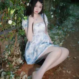 洛桑w伊梓《春夏之交》主题写真：45张全套美图