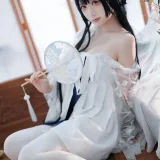 樱落酱w《逸仙 膏发凝脂》主题写真：31张全套美图