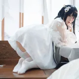樱落酱w《逸仙 膏发凝脂》主题写真：31张全套美图