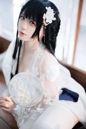 樱落酱w《逸仙 膏发凝脂》主题写真：31张全套美图